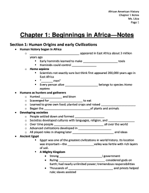 Holt African American History Textbook PDF  Form