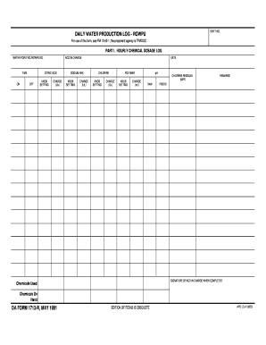 Daily Production Log  Form