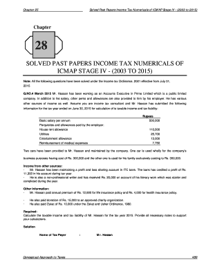 Icmap Past Papers and Solutions  Form