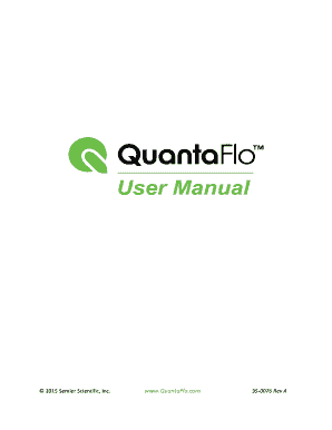 Quantaflo User Manual  Form