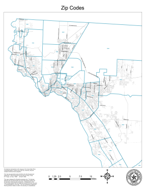 El Paso Zip Code Map  Form