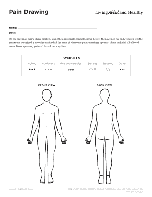 Pain Drawing Form