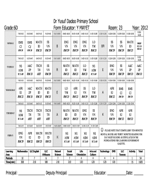 Azaadville Primary School Fees  Form