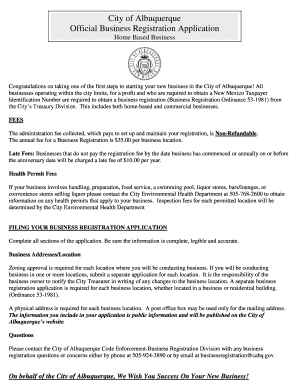 CITY of ALBUQUERQUE Documents Cabq Gov  Form