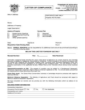 Compliance Letter Sample PDF  Form