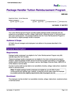 Fedex Tuition Reimbursement - Fill Out and Sign Printable PDF ...