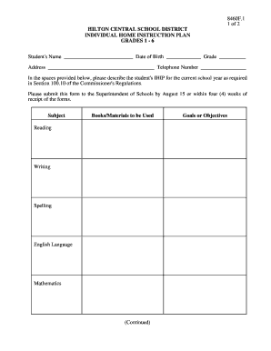 Ihip Template  Form