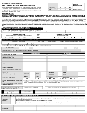 Debenture Format