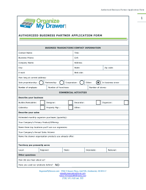 Partnership Request Form