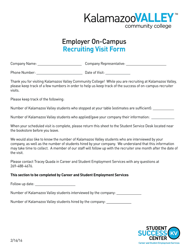  Employer on Campus 2016