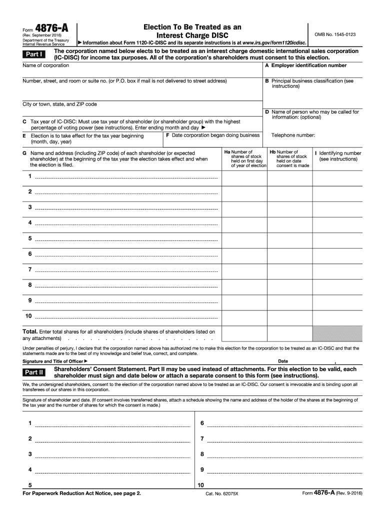  4876 a  Form 2016-2024