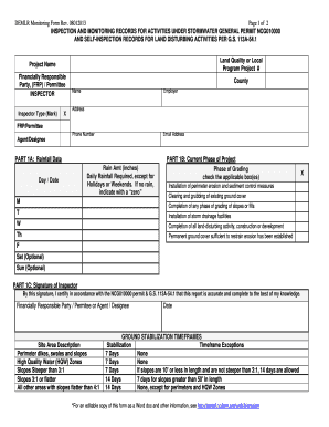 Disaster Monitoring Form