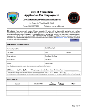 Law EnforcementTelecommunications  Form