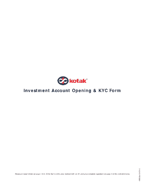 Kotak Mahindra Bank Kyc Form PDF