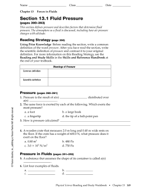 13 1 Fluid Pressure  Form