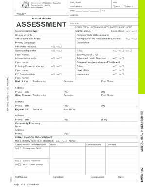 Accommodation Type Health Wa Gov  Form