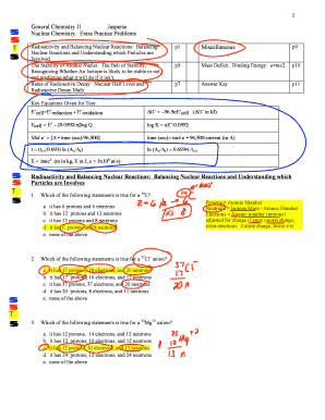 General Chemistry 2 Jasperse  Form