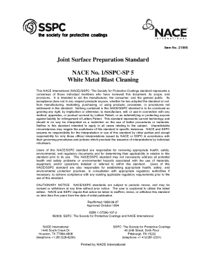 Sspc Sp5 PDF  Form