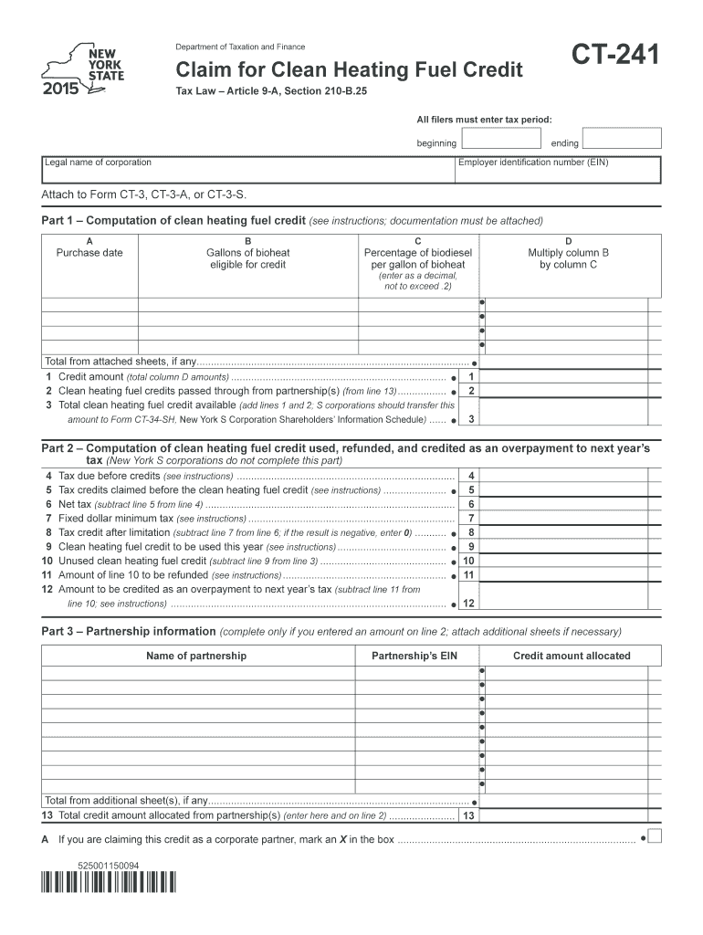  Ct241  Form 2015