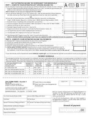 Form 760ES Virginia Estimated Income Tax Voucher Form 760ES Virginia Estimated Income Tax Voucher Tax Virginia