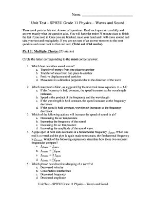 Grade 11 Physics Questions and Answers PDF  Form