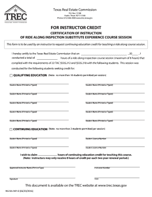 Get and Sign Texas Ra Inspection  Form