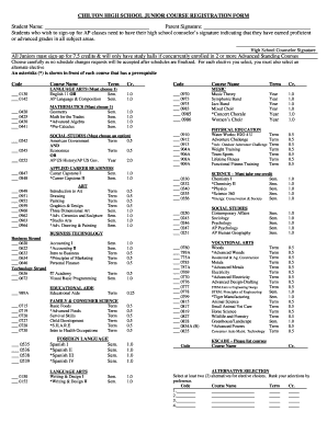 Chilton Registration Form