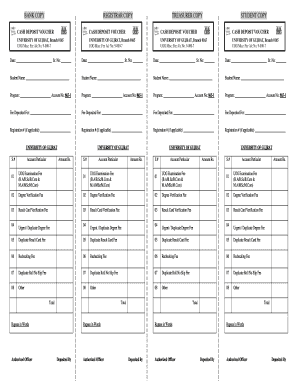 Online Challan Form Uog