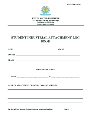Sample of Filled Attachment Logbook for Procurement  Form