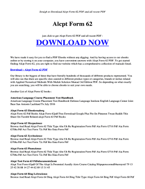 Alcpt 62  Form