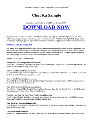 Chut Ka Sample  Form