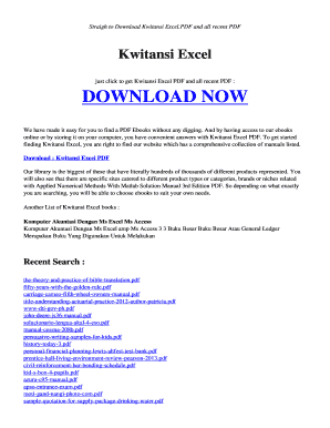 Kwitansi Online PDF  Form