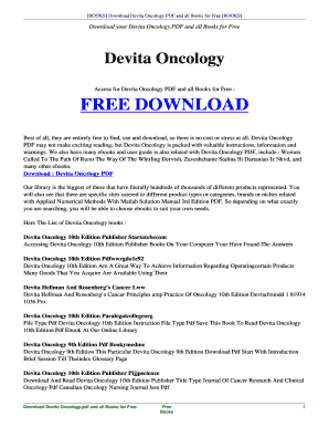 Oncology Mcqs Download  Form