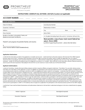 Prometheus Order Form PDF