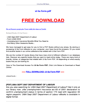 Ui 6a Form PDF Download