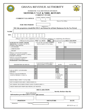 Sample Vat Invoice Ghana  Form