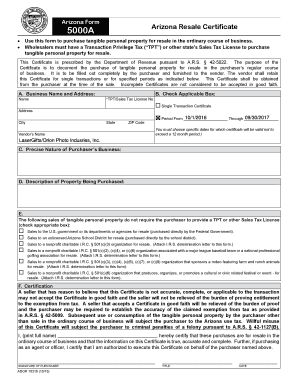 Az 5000 Form