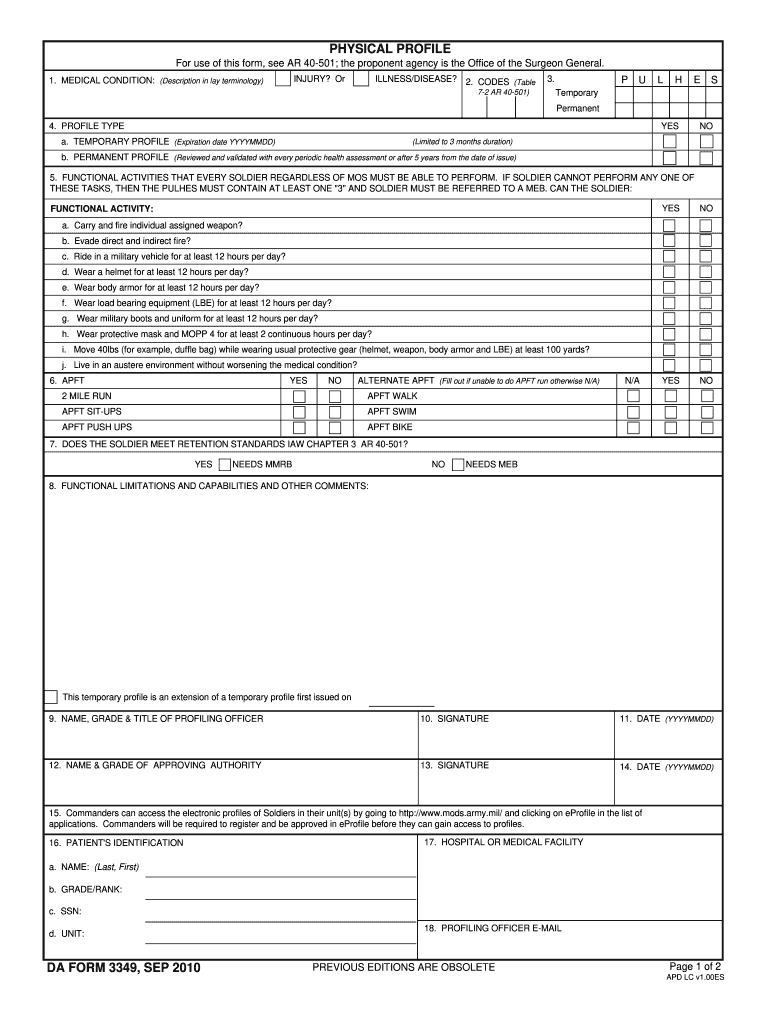 Da 3349 Sg  Form