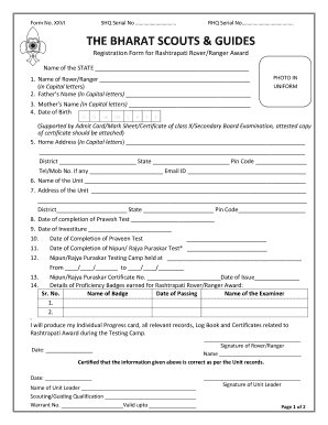 Nomination Form No Xxvi