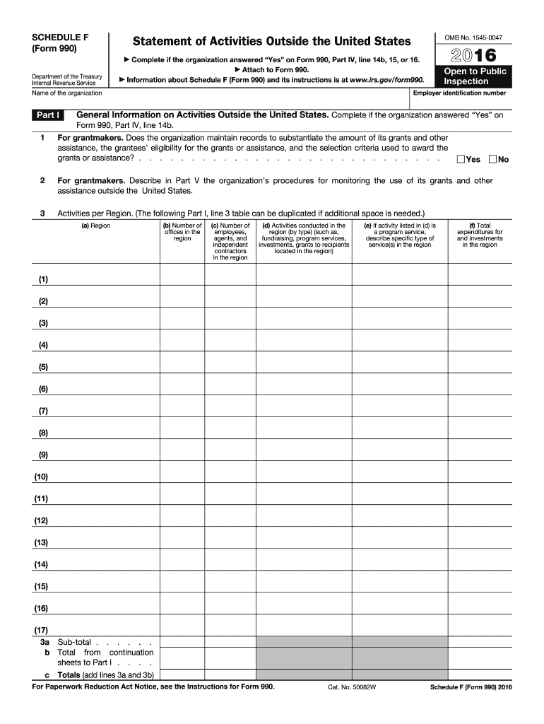  Irs Schedule F  Form 2016