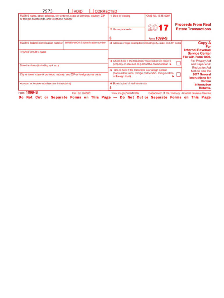  Form 1099 2017