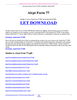 Alcpt Test PDF  Form