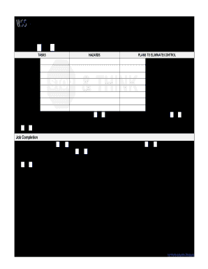 Field Level Hazard Assessment  Form