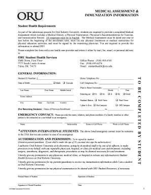 20160628 Medical Assessment DOC Oru  Form