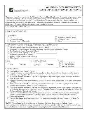 RCUOG Employment Application FINAL PDF University of Guam  Form