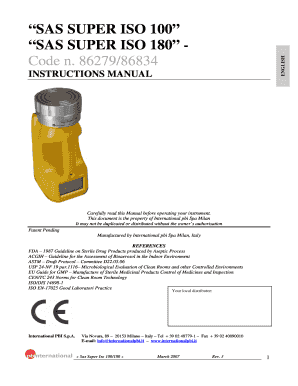 Sas Super Iso  Form