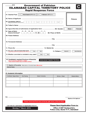 Police Form