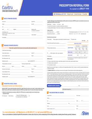 Cuvitru Prescription Referral Form