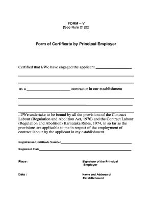 Get and Sign Labour Card Application Form Karnataka PDF Download