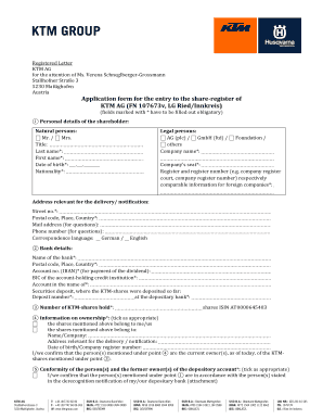 Ktm Booking Paper  Form